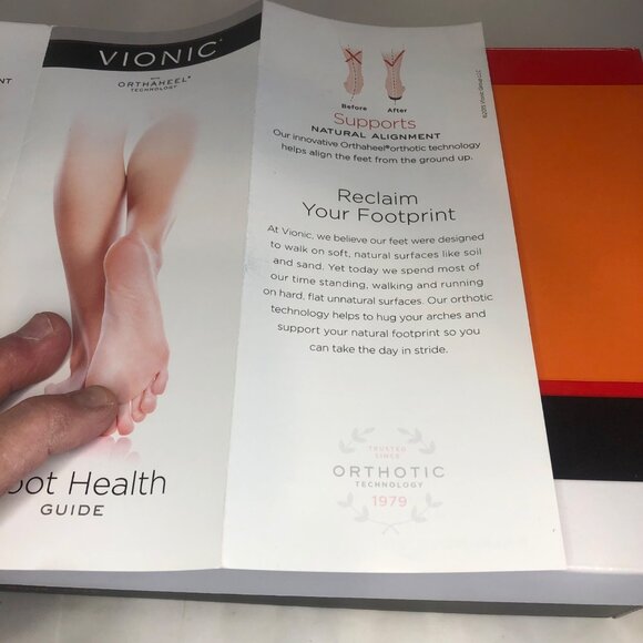 Vionic Amber Snake Skin Slingback adjustable Sandals Size 7 - Picture 8 of 10